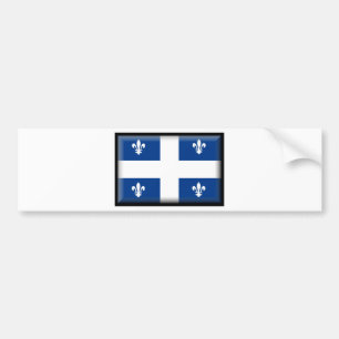 Flagge Quebecs (Kanada) Autoaufkleber