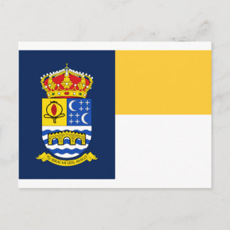 Flagge Quéntar (Spanien) Postkarte
