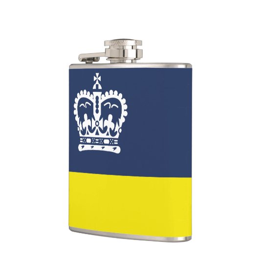 Flagge Regina, Saskatchewan Flachmann (Links)