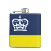 Flagge Regina, Saskatchewan Flachmann (Vorderseite)