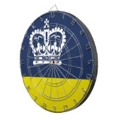 Flagge Regina (Saskatchewan, Kanada) Dartscheibe (Vorderseite rechts)