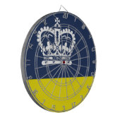 Flagge Regina (Saskatchewan, Kanada) Dartscheibe (Vorderseite Links)