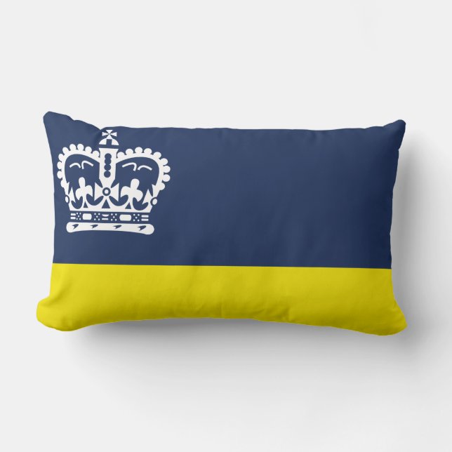 Flagge Regina (Saskatchewan, Kanada) Lendenkissen (Vorderseite)
