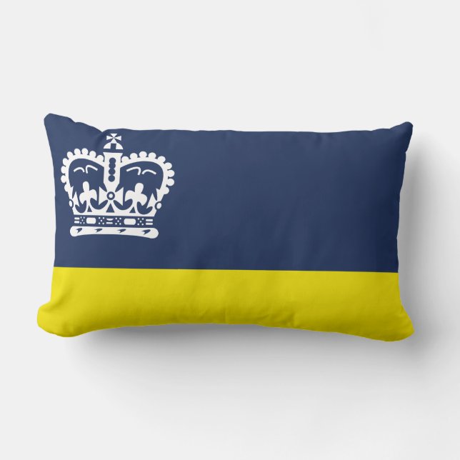 Flagge Regina, Saskatchewan Lumbar Pillow Lendenkissen (Vorderseite)