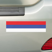 Flagge Republika Srpska Autoaufkleber (Auf Auto)