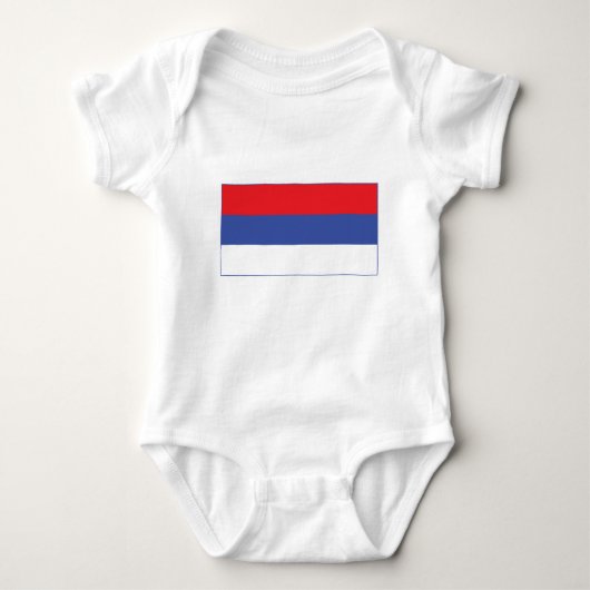 Flagge Republika Srpska Baby Strampler (Vorderseite)