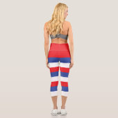 Flagge Republika Srpska Capri Leggings (Rückseite)