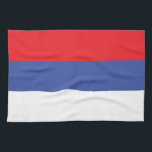 Flagge Republika Srpska Geschirrtuch<br><div class="desc">Patriotische Flagge der Republika Srpska.</div>
