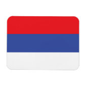 Flagge Republika Srpska Magnet (Horizontal)