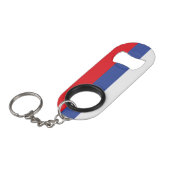 Flagge Republika Srpska Mini Flaschenöffner (Vorderseite Schrägansicht)