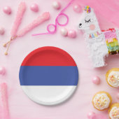 Flagge Republika Srpska Pappteller (Party)