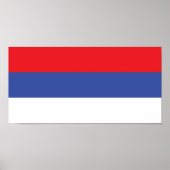 Flagge Republika Srpska Poster (Vorne)