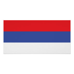 Flagge Republika Srpska Poster
