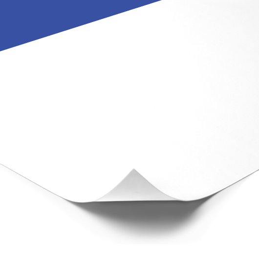 Flagge Republika Srpska Poster (Ecke)