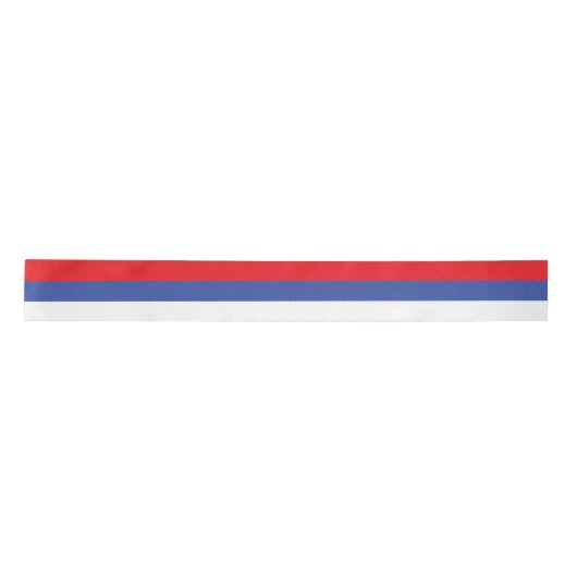 Flagge Republika Srpska Satinband (Vorderseite)