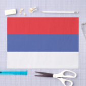 Flagge Republika Srpska Seidenpapier (Handwerk)