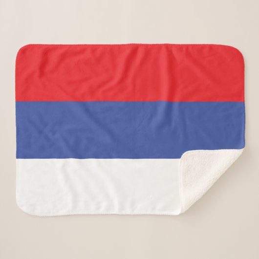 Flagge Republika Srpska Sherpadecke (Vorderseite (Horizontal))