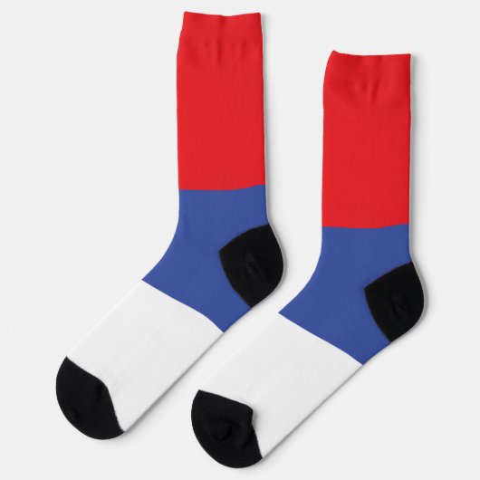 Flagge Republika Srpska Socken (Linkes Detail)
