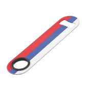 Flagge Republika Srpska Speed Flaschenöffner (Vorderseite Schrägansicht)