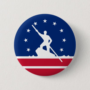 Flagge Richmond, Virginia Pinback Button