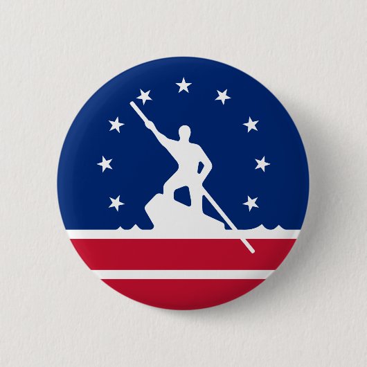 Flagge Richmond, Virginia Pinback Button (Vorderseite)