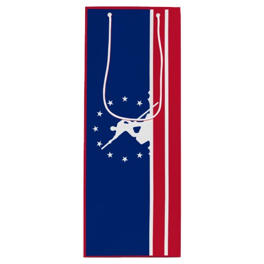 Flagge Richmond, Virginia Weinbeutel Geschenktüte Für Weinflaschen (Vorderseite)