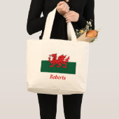 Flagge Roberts Waliser Jumbo Stoffbeutel (Vorderseite (Produkt))
