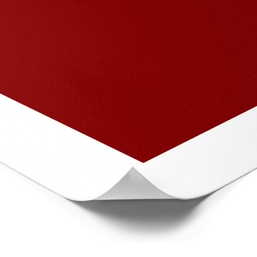 Flagge Rom Poster (Ecke)