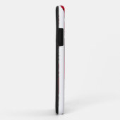 Flagge-Rot-Schmutz Case-Mate iPhone Hülle (Hinten/Rechts)