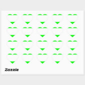 Flagge Rotterdams Herz-Aufkleber (Blatt)