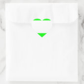Flagge Rotterdams Herz-Aufkleber (Tasche)