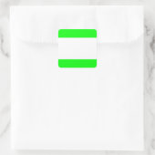 Flagge Rotterdams Quadratischer Aufkleber (Tasche)