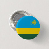 Flagge Ruandas Button (Vorne & Hinten)