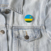 Flagge Ruandas Button (Beispiel)