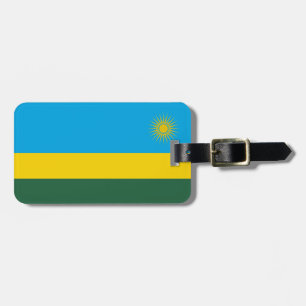 Flagge Ruandas Gepäckanhänger