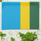 Flagge Ruandas Geschirrtuch (Gefaltet)