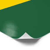 Flagge Ruandas Poster (Ecke)