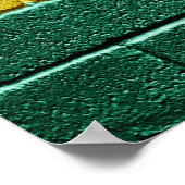 Flagge Ruandas Poster (Ecke)