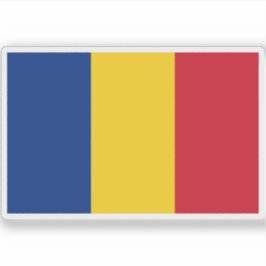 Flagge Rumäniens Aufkleber