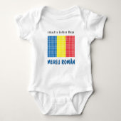 Flagge Rumäniens Baby Strampler (Vorderseite)