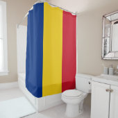 Flagge Rumäniens Duschvorhang (Beispiel)