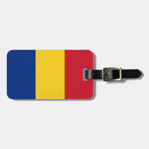 Flagge Rumäniens Gepäckanhänger