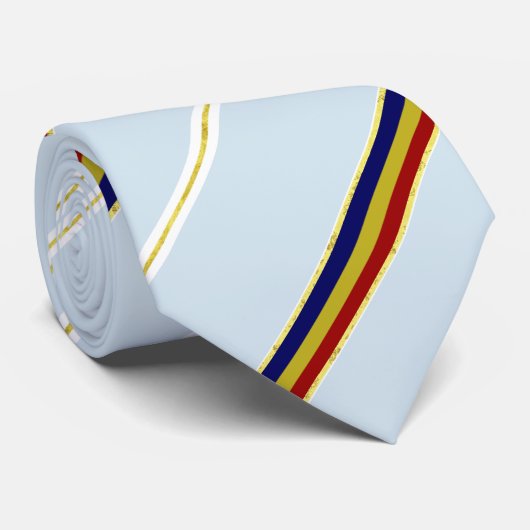 Flagge Rumäniens Krawatte (Gerollt)