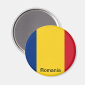 Flagge Rumäniens Magnet (Vorderseite/Rückseite)