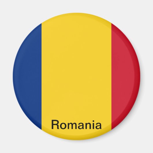 Flagge Rumäniens Magnet (Vorne)