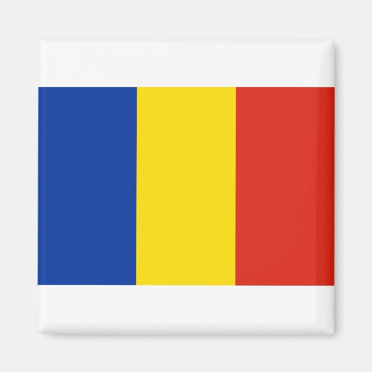 Flagge Rumäniens Magnet (Vorne)