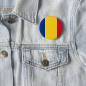 Flagge Rumäniens, Rumänien Button (Beispiel)