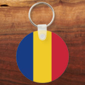 Flagge Rumäniens Schlüsselanhänger (Rückseite)