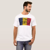 Flagge Rumäniens T-Shirt (Vorne ganz)