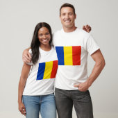 Flagge Rumäniens T-Shirt (Unisex)